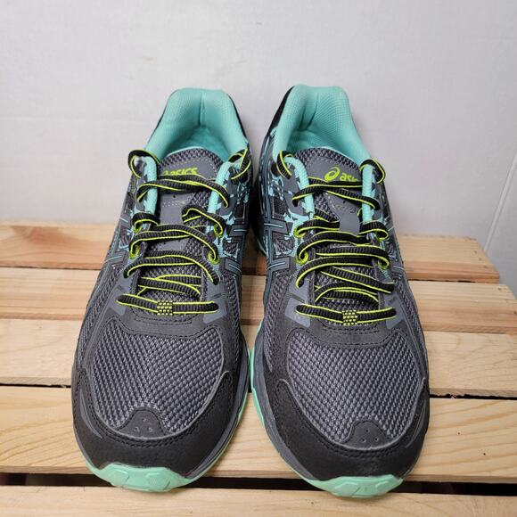 Asics Dark Grey Teal Trim Gel-Venture 6 Athletic Shoes - Size 10.5 - Picture 3 of 7